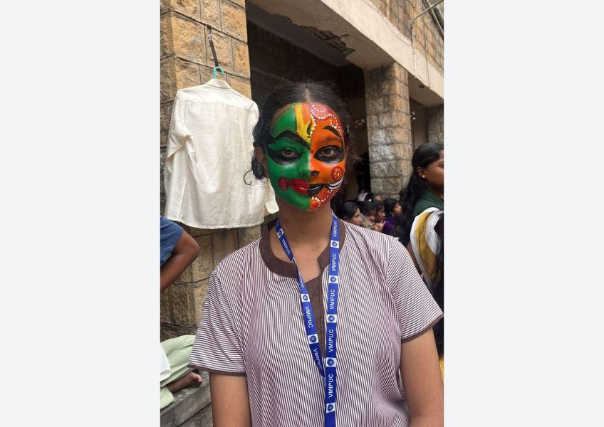MLA College Fest Face Painting